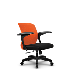 Офисное кресло SU-M-4/подл.160/осн.001, Оранжевый/Черный в Пскове