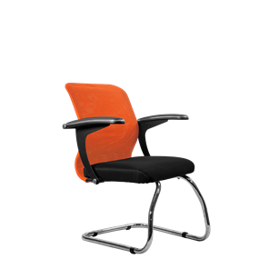 Офисный стул SU-M-4/подл.160/осн.007, Оранжевый/Черный в Пскове