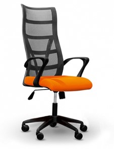 Офисное кресло 5600, оранж/черное в Пскове