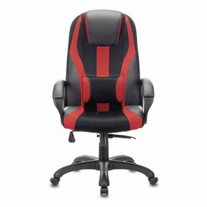 Компьютерное кресло Brabix Premium Rapid GM-102 (экокожа/ткань, черное/красное) 532107 в Пскове