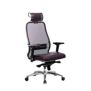 Офисное кресло Samurai SL-3.04, темно-бордовый в Пскове