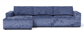 Угловой диван с оттоманкой Лофт 357х159х93 (Ремни/Тик-так) в Пскове