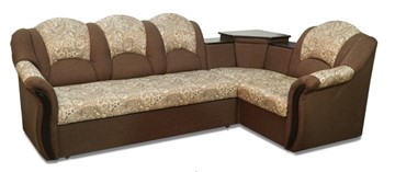 Угловой диван Соня-8 с полкой и креслом в Пскове