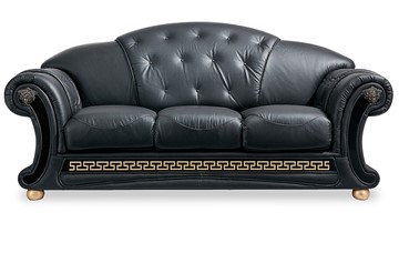 Раскладной диван Versace (3-х местный) black в Пскове