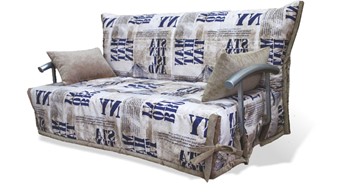 Прямой диван Hit-Divan Аккордеон с боковинами, спальное место 1400 в Пскове
