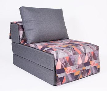 Бескаркасное кресло-кровать Харви, серый - сноу манго в Пскове