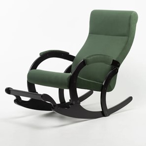 Кресло-качалка в гостиную Марсель, ткань Amigo Green 33-Т-AG в Пскове