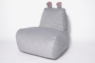 Кресло-мешок Бегемот серый в Пскове