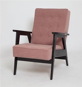 Кресло Ретро (венге / RS 12 - розовый) в Пскове