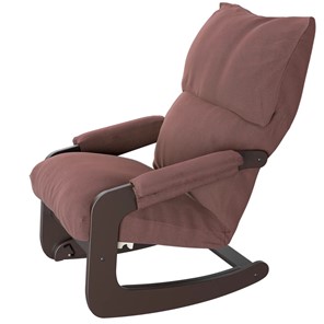 Кресло Трансформер Амадео ВСК №81 (каркас венге, сиденье коричнево-розовое) в Пскове