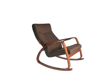 Кресло-качалка Женева, ткань шоколад в Пскове