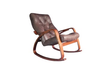 Кресло-качалка Гранд, замша шоколад в Пскове