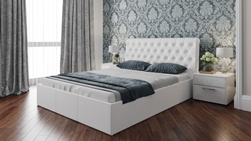 Кровать 2-спальная Скарлет (Белая) в Пскове