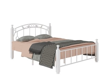 Кровать 2-спальная Гарда 5, 160х200, белая в Пскове