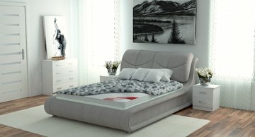 Двуспальная кровать с механизмом Сарма Сицилия 180х200 (с коробом) в Пскове