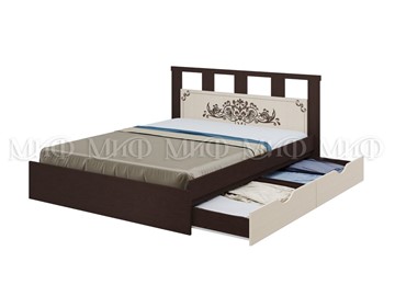 Кровать 2-спальная Жасмин 1600 с ящиками в Пскове