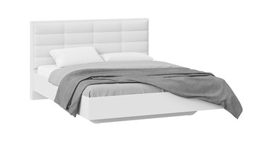 Мягкая кровать Агата тип 1 (Белый) в Пскове