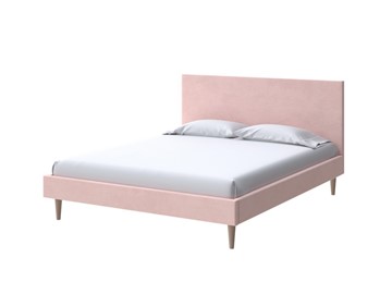 Спальная кровать Claro 160х200, Велюр (Ultra Розовый мусс) в Пскове