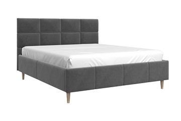 Двуспальная кровать Ханна 180х200 (Холодный Серый) с основанием в Пскове