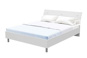 Двуспальная кровать Rest 1, 180х200, ЛДСП (Белый) в Пскове