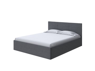 Кровать двуспальная Vector Plus 160х200, Рогожка (Savana Grey (серый)) в Пскове