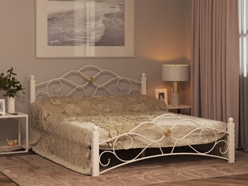 Кровать спальная Гарда 3, 160х200, белая в Пскове