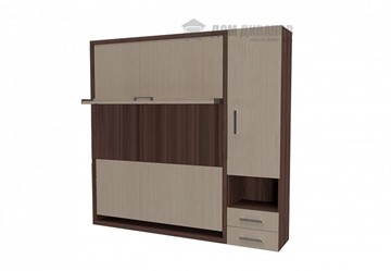 Кровать подъемная Smart (К 1600+ШП), шкаф правый в Пскове