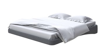 Парящая кровать 160х200, Рогожка (Savana Grey) в Пскове