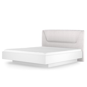 Кровать с подъемным механизмом Марсель-11 (Белый, ткань Catania white) 1400 в Пскове