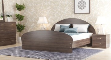 Кровать спальная СВ-Стиль Валенсия, 160х200 с основанием, венге в Пскове