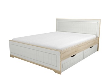 Спальная кровать с ящиками НМ 040.34 Оливия Дуб Сонома в Пскове