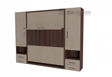 Кровать подъемная Smart (ШЛ+К 1400+ШП), шкаф правый в Пскове