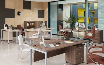 Комплект офисной мебели Xten S 1 - один стол с приставным брифингом в Пскове