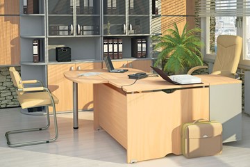 Офисный комплект мебели Милан для руководителя отдела в Пскове