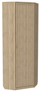 Шкаф распашной 402 угловой со штангой, цвет Дуб Сонома в Пскове