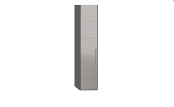 Шкаф Наоми с зеркальной дверью левый, цвет Фон серый, Джут СМ-208.07.02 L в Пскове