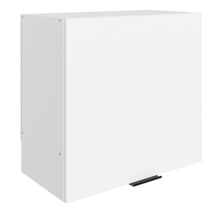 Шкаф навесной под вытяжку Стоун L600 Н566 (1 дв. гл.) (белый/джелато софттач) в Пскове
