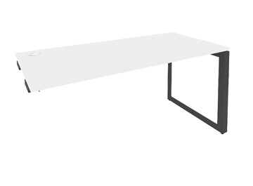 Стол приставной к тумбе O.MO-SPR-4.8 Антрацит/Белый бриллиант в Пскове