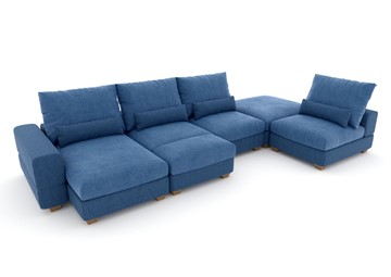 П-образный диван V-10-M П (П1+Д4+Д2+УС+ПС), Memory foam в Пскове