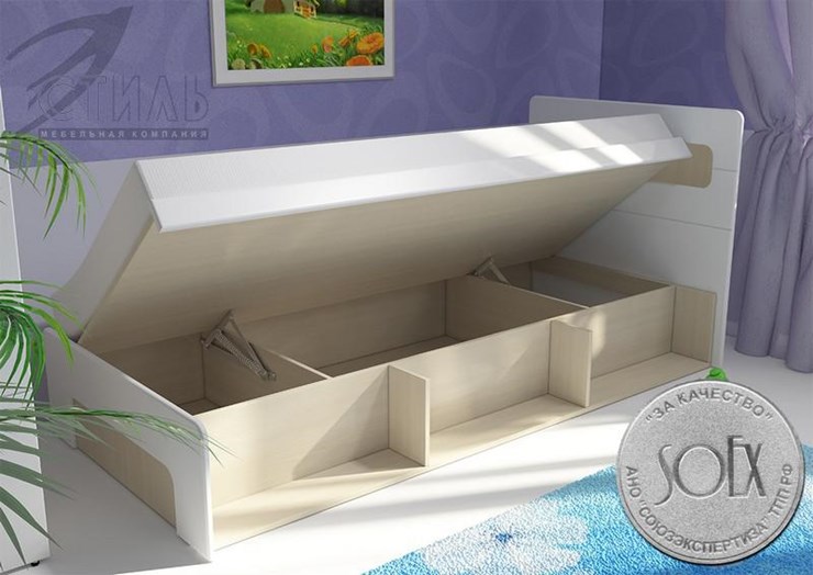Кровать с подъемным механизмом Палермо-Юниор без вставок в Пскове - изображение 2