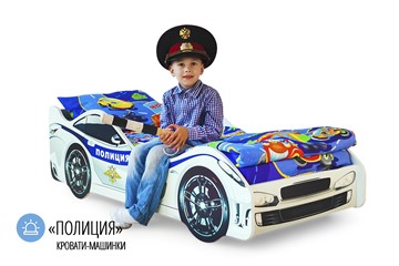 Кровать-машина детская Полиция в Пскове - предосмотр 1
