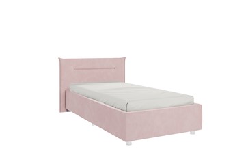 Детская кровать 0.9 Альба, нежно-розовый (велюр) в Пскове