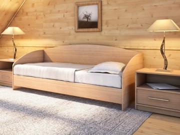Подростковая кровать Этюд Софа, 90х190, бук бавария в Пскове