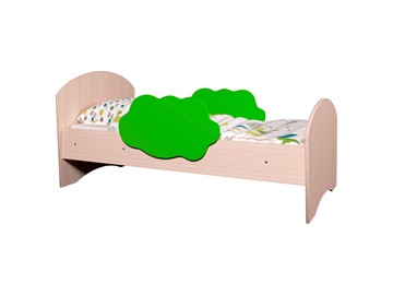 Кровать детская Тучка, корпус Дуб млечный, фасад Лайм в Пскове