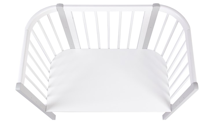 Приставная кровать POLINI Kids Simple 120 Белый / Серый в Пскове - изображение 3