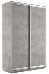 Шкаф 2-дверный Экспресс (ДСП) 1200х450х2400, бетон в Пскове