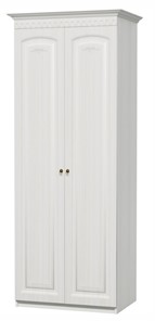 Распашной шкаф Гармония-4, 2-х створчатый, цвет Дуб беленый в Пскове