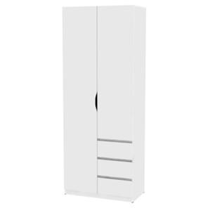 Шкаф 2-дверный Мальта H188, Белый в Пскове