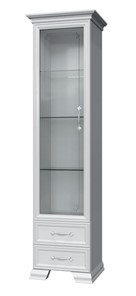 Шкаф-витрина Грация ШР-1, белый, 1 стекло, 420 в Пскове