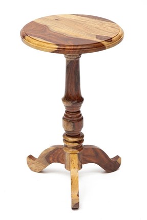 Столик кофейный Бомбей - 0237 палисандр, 35*35*60, натуральный (natural) арт.10046 в Пскове - изображение